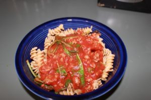 Kale/Spinace Pasta Sauce at A Touch of Grace