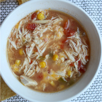 Crock Pot Chicken Tortilla Soup - A Fit Mom's Life