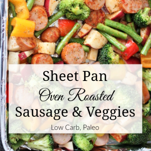 Sheet Pan Sausages and Veggies Recipe